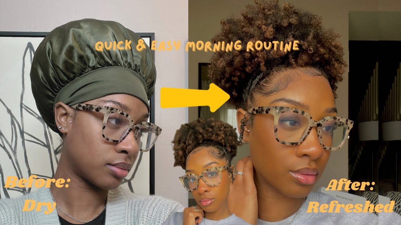 Quick and Easy Natural Hair Morning Routine