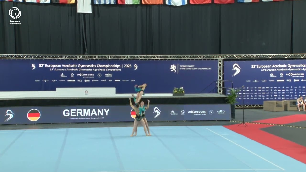 Germany - 2025 ACRO European bronze medallists, Junior Women's Group Dynamic