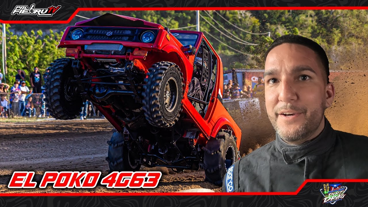 Suzuki Samurai Swap 4g63 Turbo - El Poko by Ricky Turbo Tech el Turbo Calle más rápido del evento!!!
