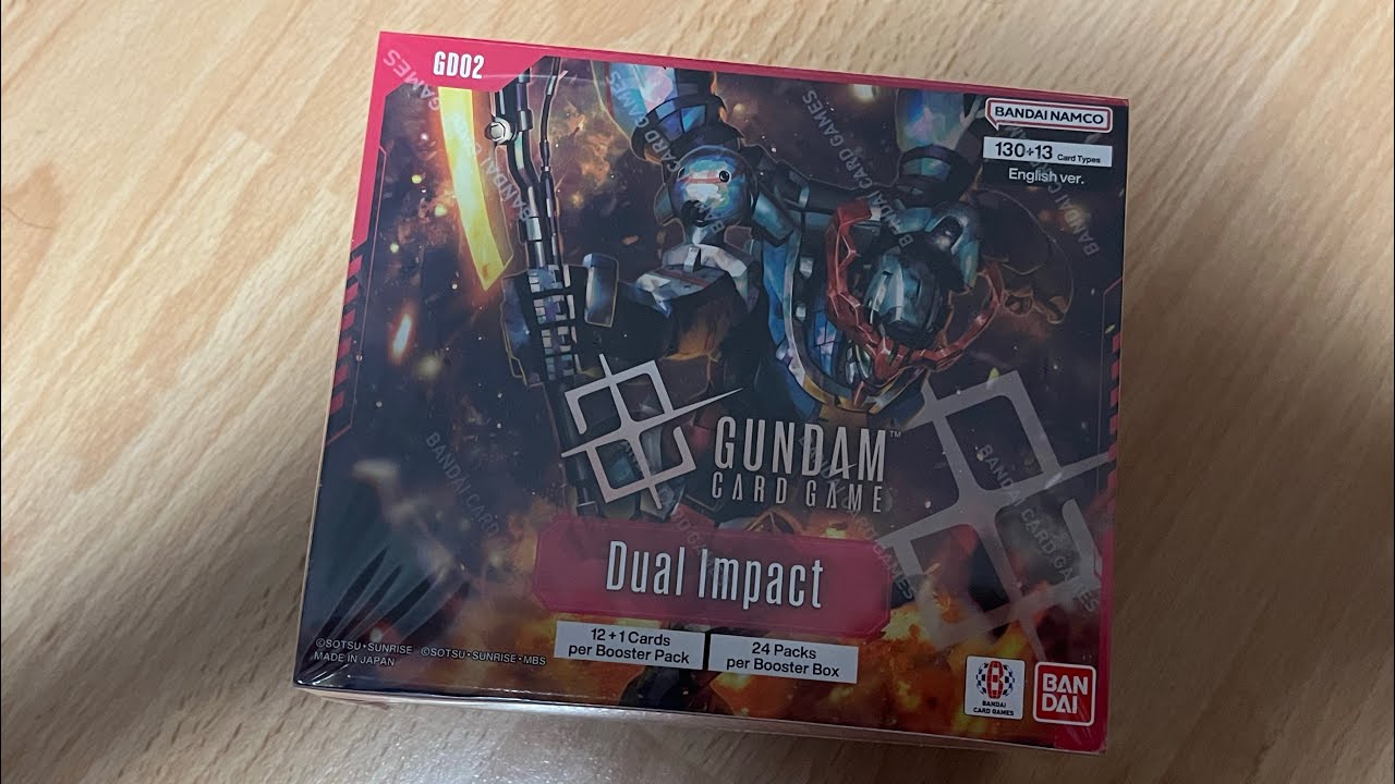 Gundam Card Game Dual Impact Booster Box Opening 
