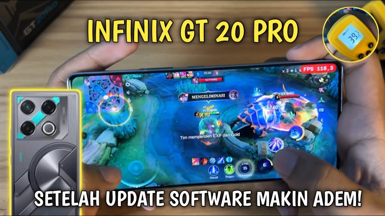 Test Main Mobile Legends di Infinix GT 20 Pro - Setelah Update Software!