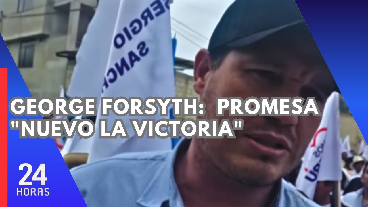 George Forsyth previo a las elecciones 2026: &ldquo;Tengo la experiencia para ser presidente&rdquo;