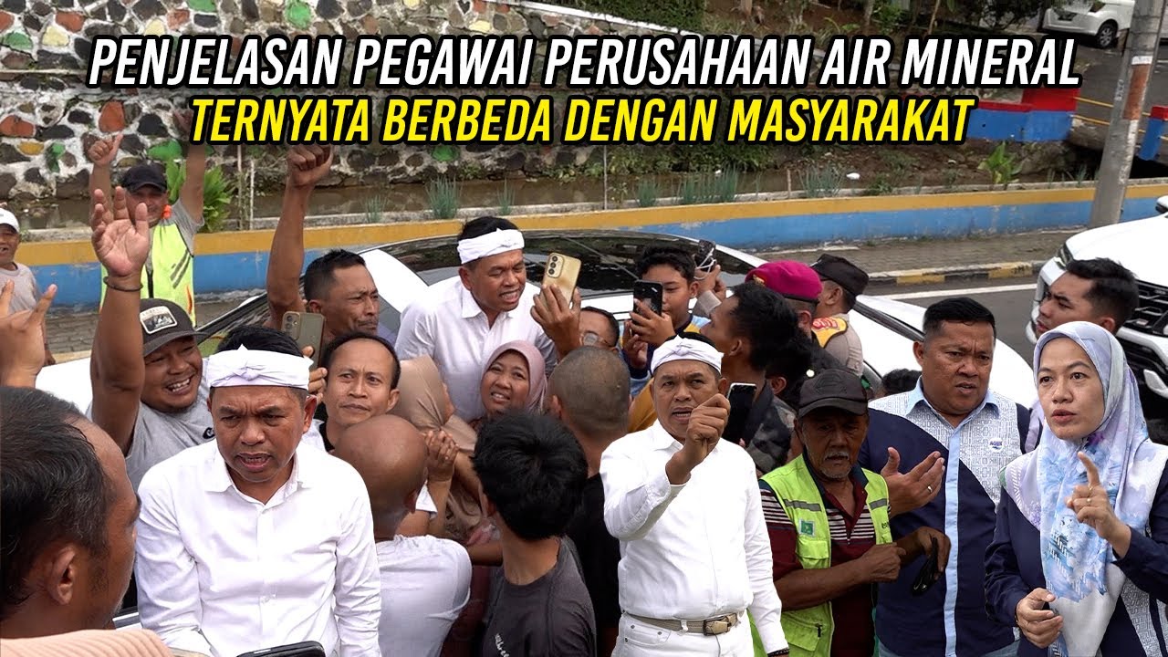 PENJELASAN PEGAWAI PERUSAHAAN AIR MINERAL DAN MASYARAKAT BERBEDA | INI LANGKAH KDM