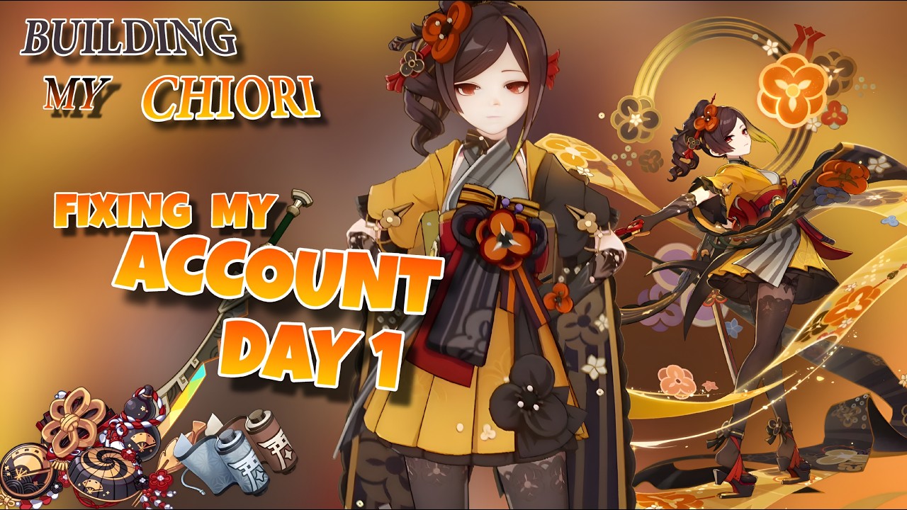 [HINDI]  BUILDING CHIORI  |  FIXING MY GENSHIN ACCOUNT  |  Genshin Impact #genshinimpactindia