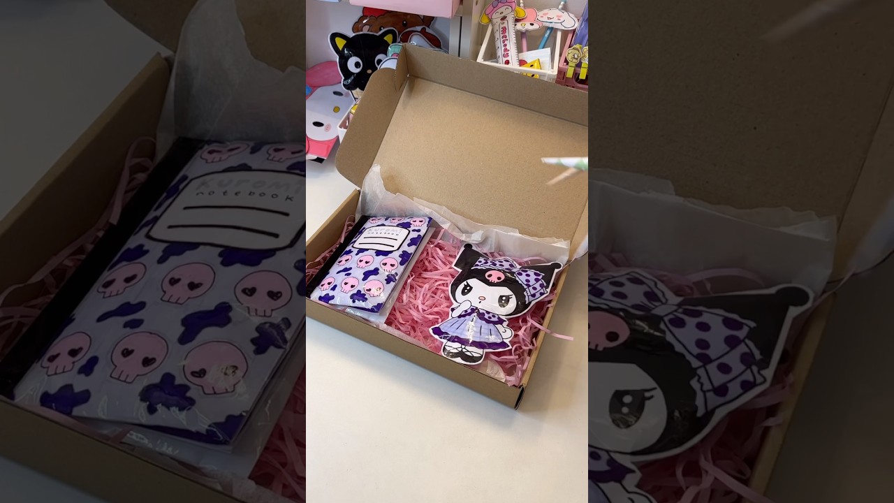 Let&rsquo;s pack order #1 💜 (skit) #packing #packingorders #packaging #squish #kuromi