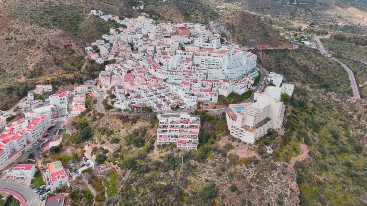 Mojácar Spain from above