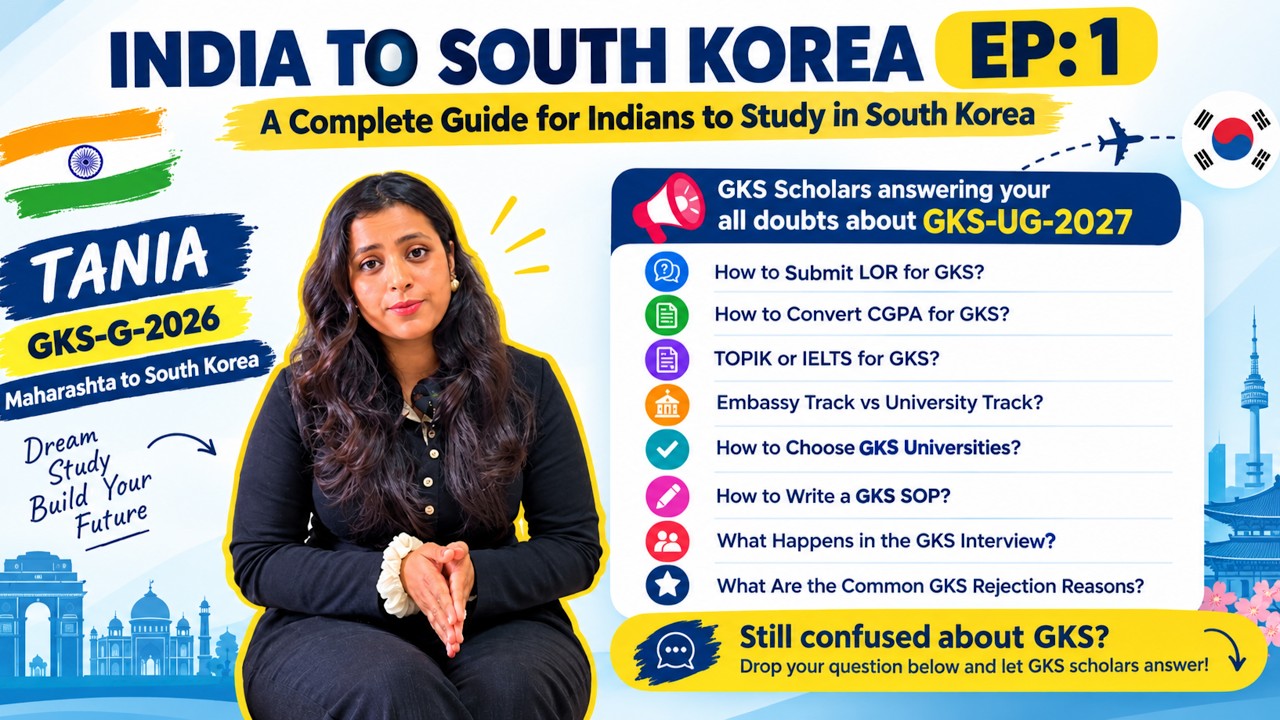 GKS-UG-2027: Complete Guide for Indian Students to Study in South Korea 🇰🇷 #gks #gksug #gksg #korea