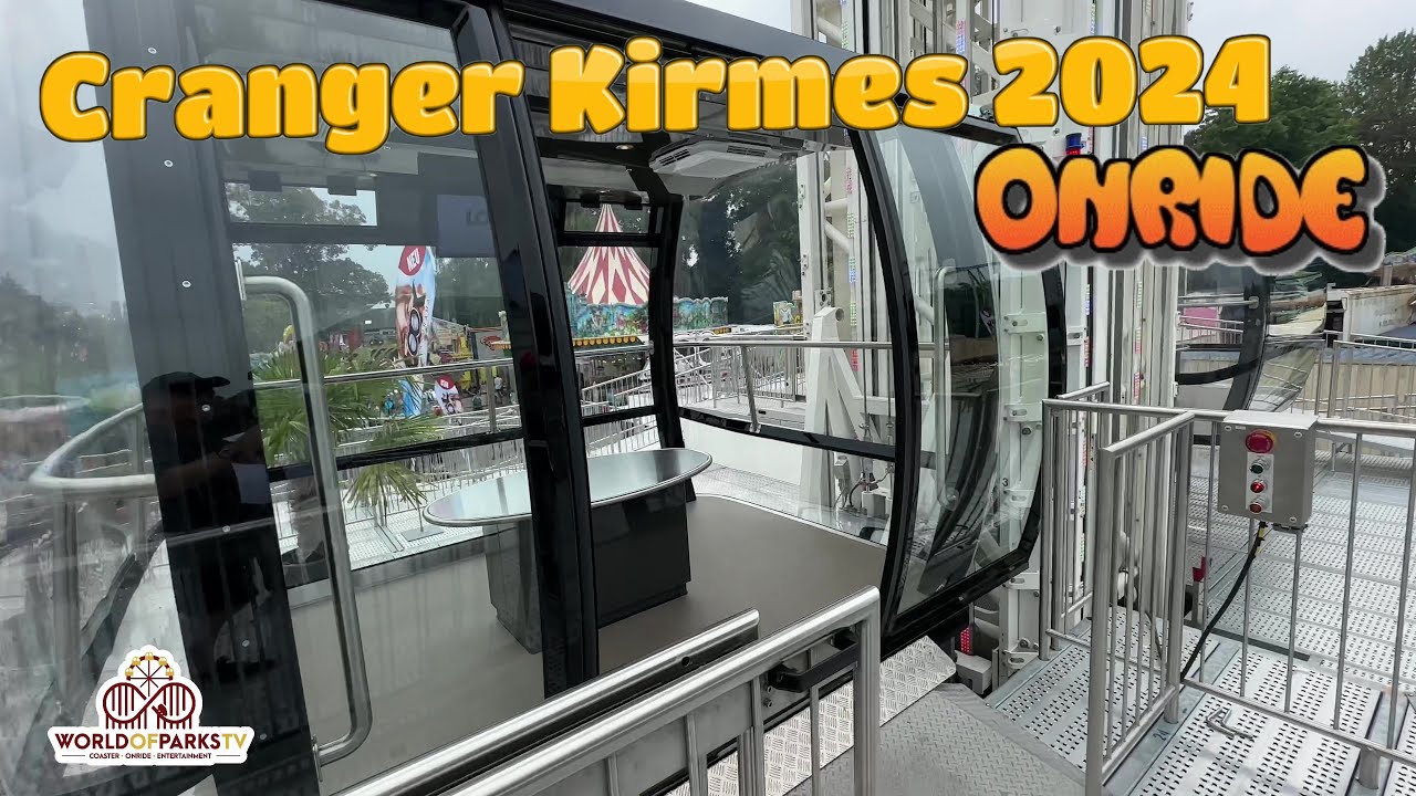 LOOK 360° Panorama Skylift - Schneider (Onride) Cranger Kirmes 2024 – Aussichtsturm [NEUHEIT 2024]