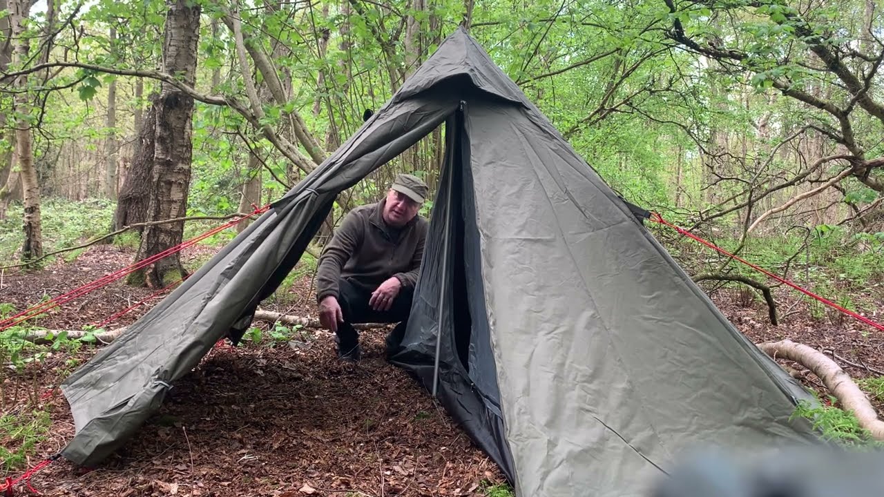 1 person pyramid hot tent by Top Lander - ideal for winter wild camping