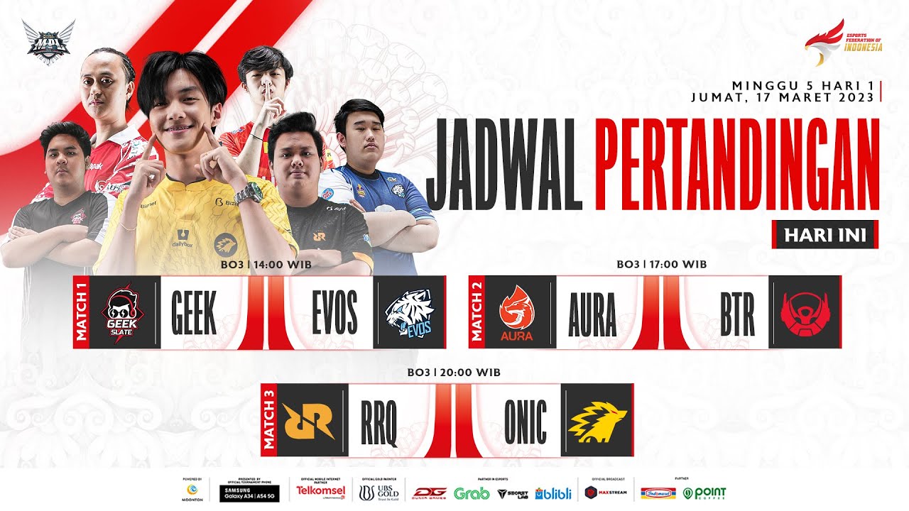 [LIVE] Regular Season MPL ID S11 | Minggu ke-5 Hari 1 🔥