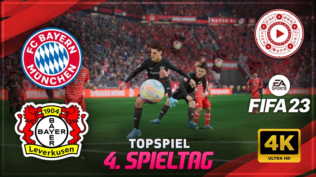 FIFA 23: FC BAYERN MÜNCHEN vs. BAYER 04 LEVERKUSEN I BUNDESLIGA I 4. SPIELTAG I TOPSPIEL 🔥