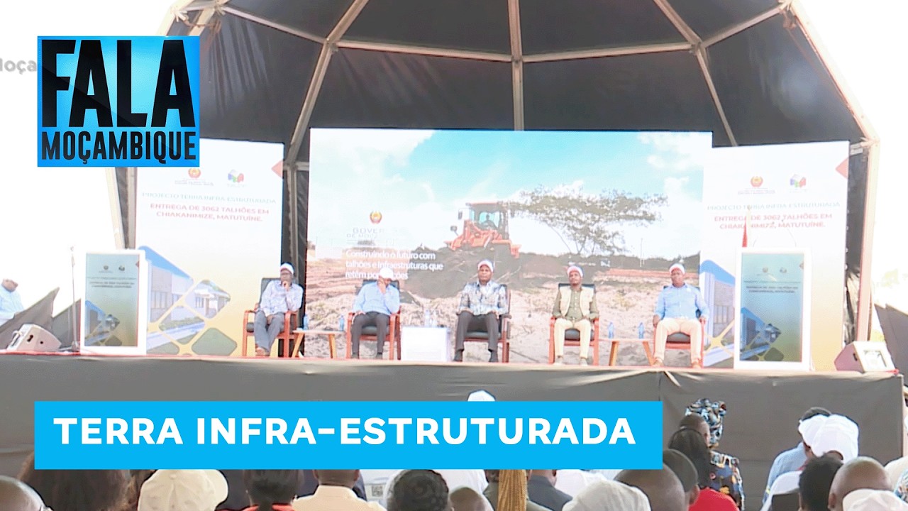 Presidente da República entrega mais de 3 mil talhões no distrito de Matutuíne província de Mapu