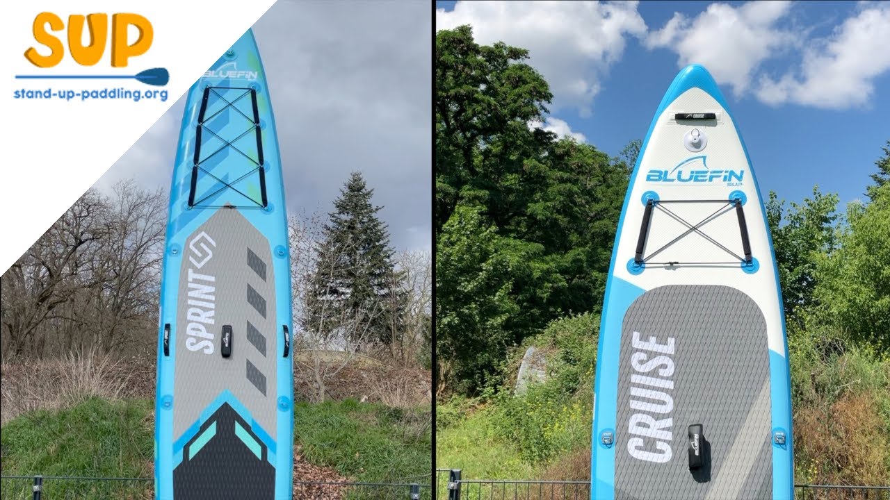 Bluefin Cruise oder Bluefin Sprint? Die SUP Boards im Vergleich