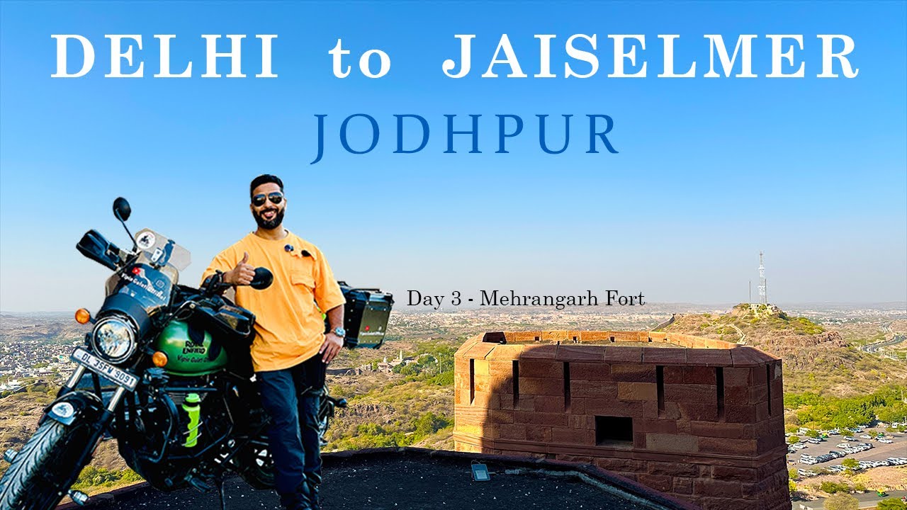 Delhi to Jaisalmer Bike Ride | Day 3  Mehrangarh Fort | Raw Motovlog 🏍️