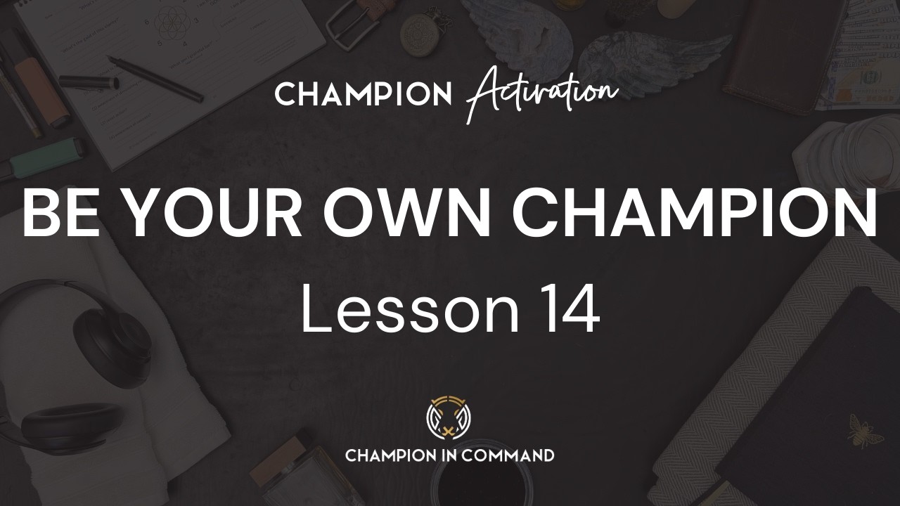 Your Activation Code: Being Your Own Biggest Advocate (lesson 14)