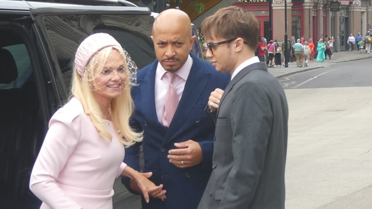 Emma Bunton arrive at Mel B's Wedding at St. Paul's Cathedral