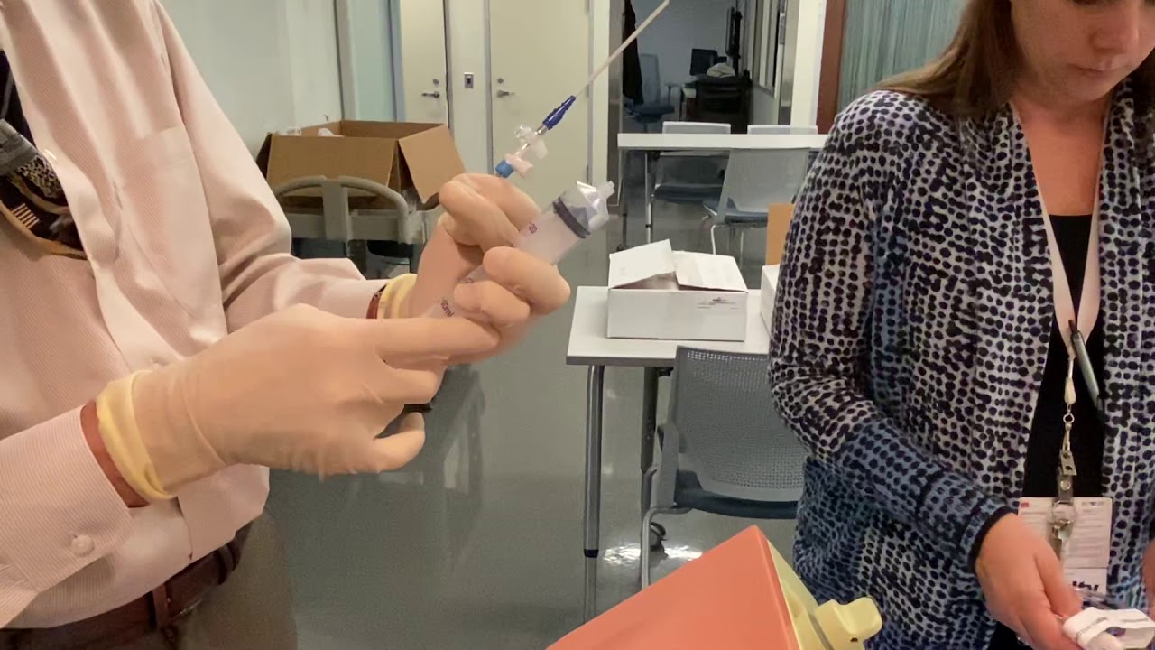 UTMB New Paracentesis Kit Demo with procedure guide