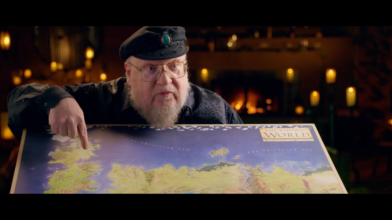 Go to the Map With George R.R. Martin | House of the Dragon (HBO)