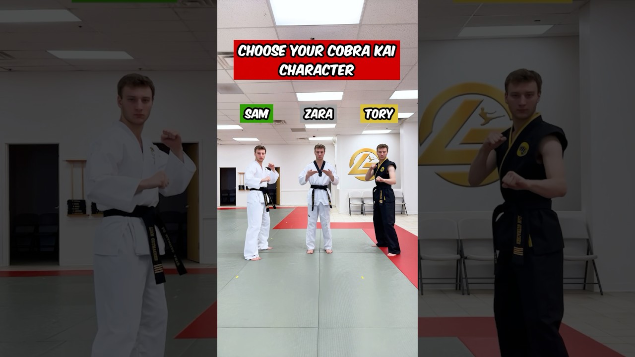 Choose Your Cobra Kai Character | Sam LaRusso #shorts #martialarts #cobrakai
