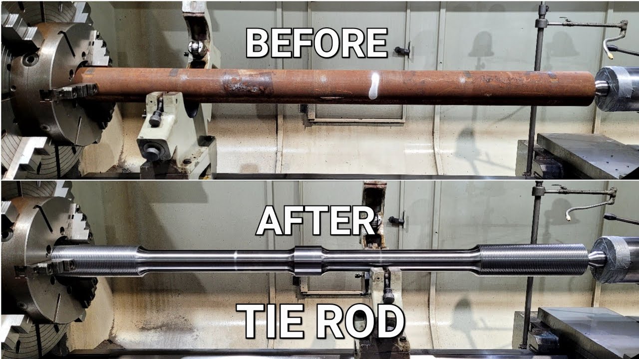 Tie Rod | CNC Lathe Machining | Threading