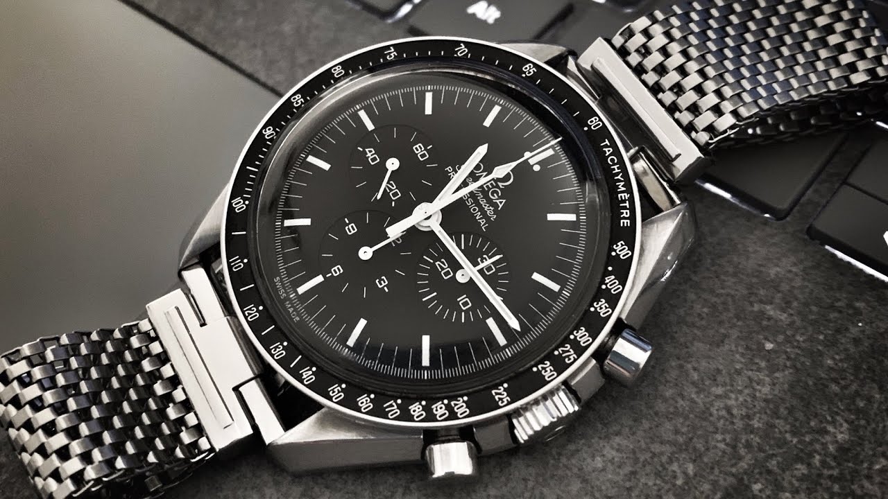 Ремешок Forstner Komfit "JB" Mesh для часов Omega Speedmaster