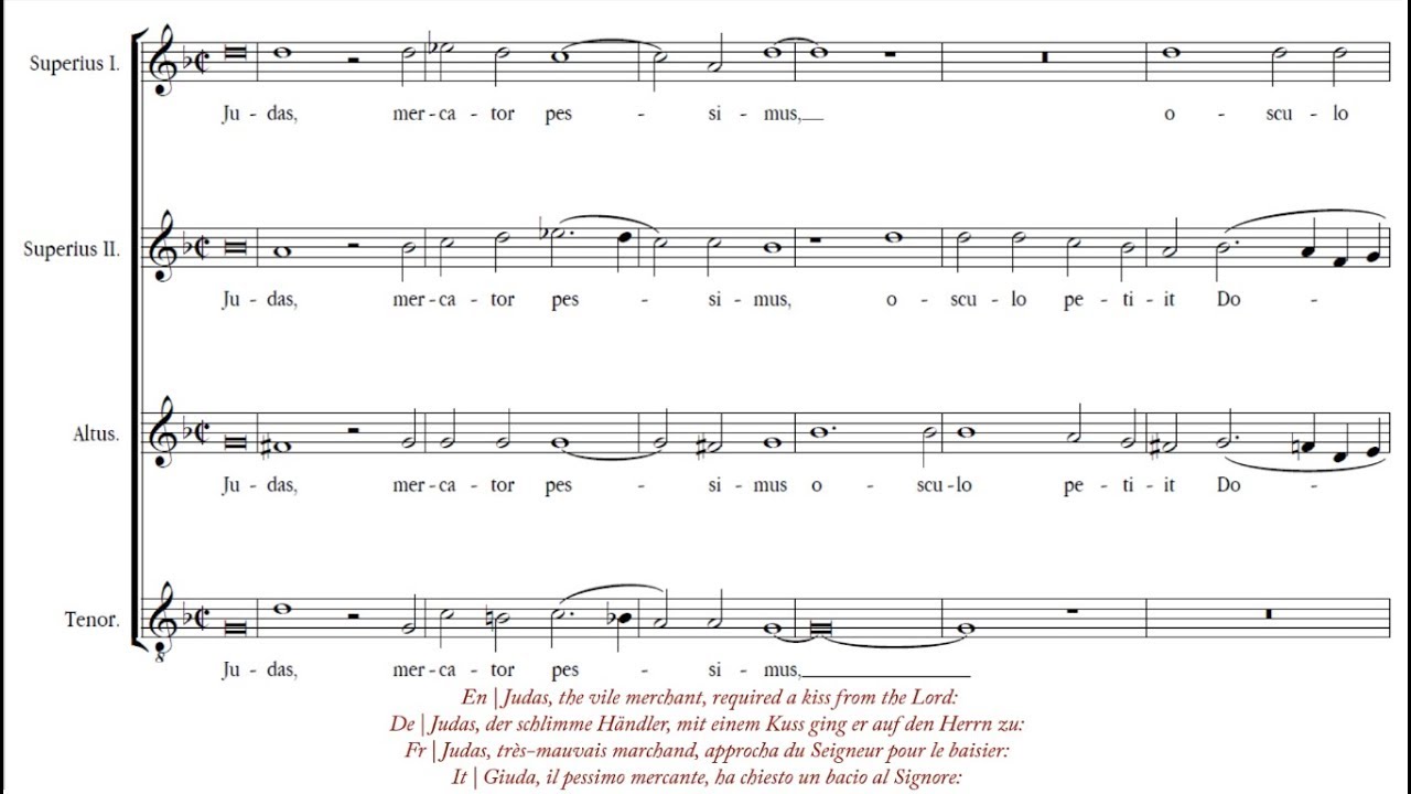 Victoria | Judas, mercator pessimus [&aacute; 4; Tenebr&aelig; Choir]
