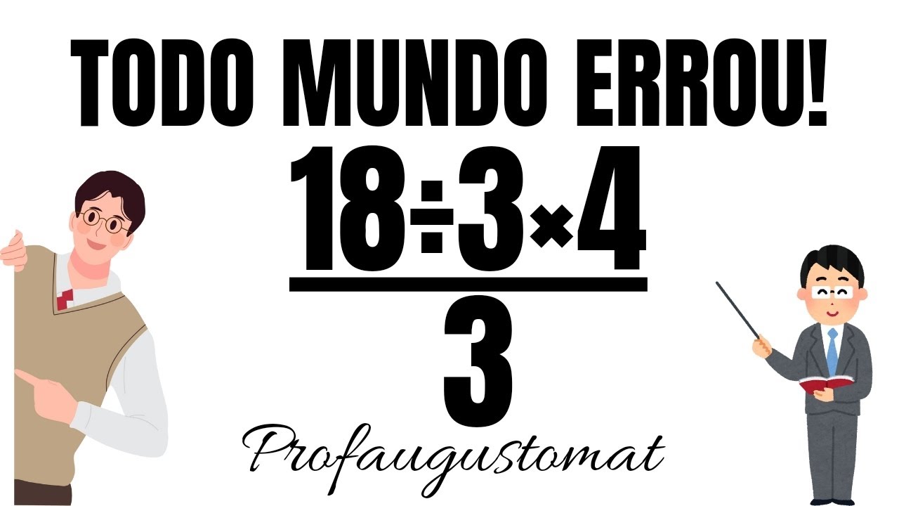 MATEMATICA BÁSICA - DUVIDO VOCÊ CONSEGUIR RESOLVER ESSA!