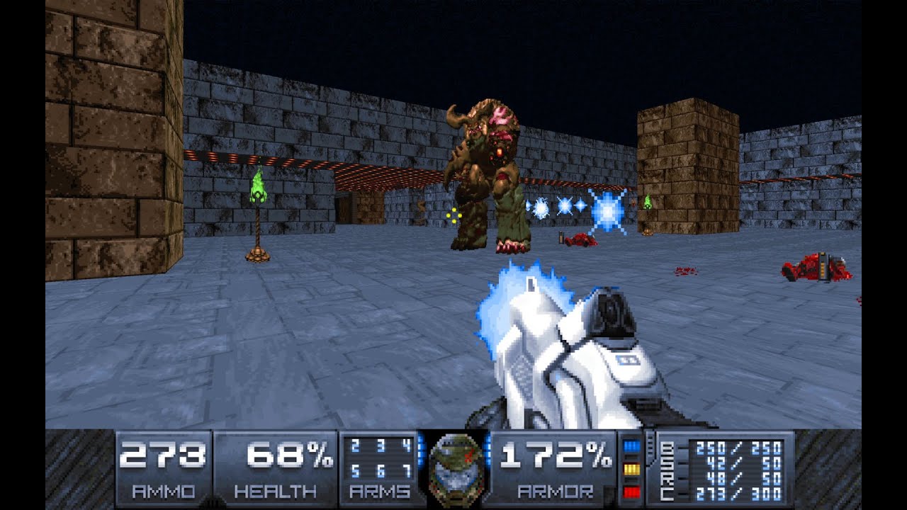 Doom 2016 Cyberdemon Boss Fight at Doom 2