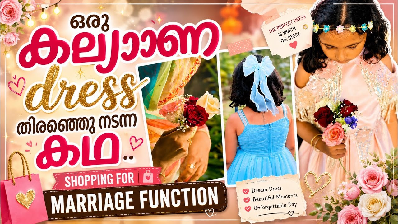 ഒരു കല്യാണ dress തിരഞ്ഞ് നടന്ന കഥ ||  shopping for marriage function | THASH CREATIONS 