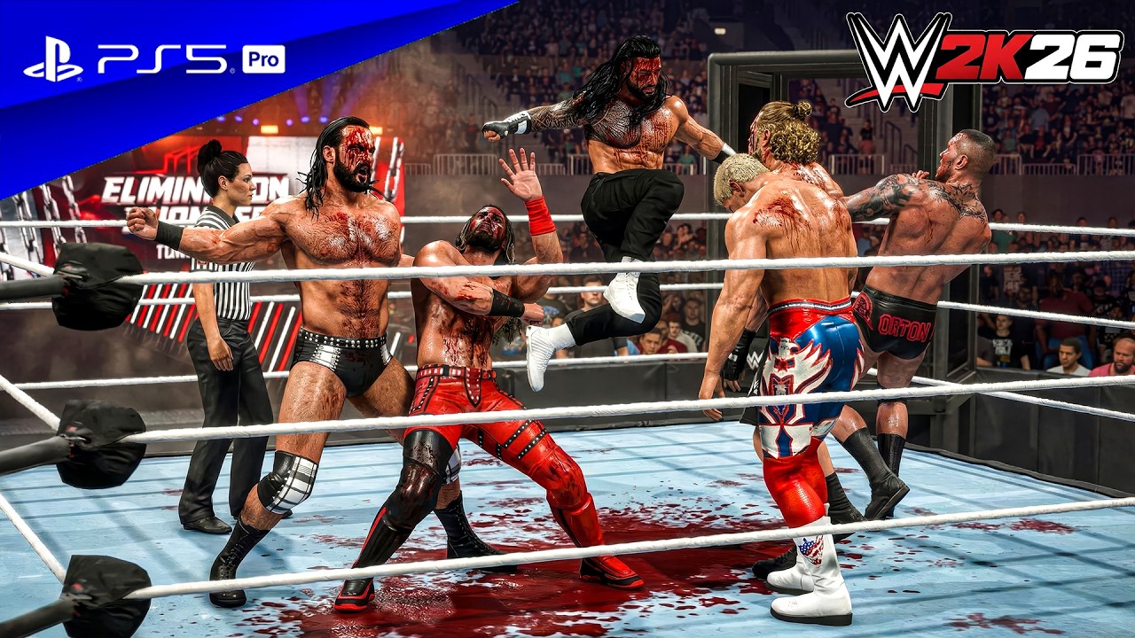 WWE 2K26 - Elimination Chamber Match 2026 For The WWE Championship | PS5™ Pro [4K60]