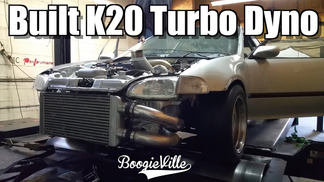 Turbo Built K20 Honda Civic Dyno Session