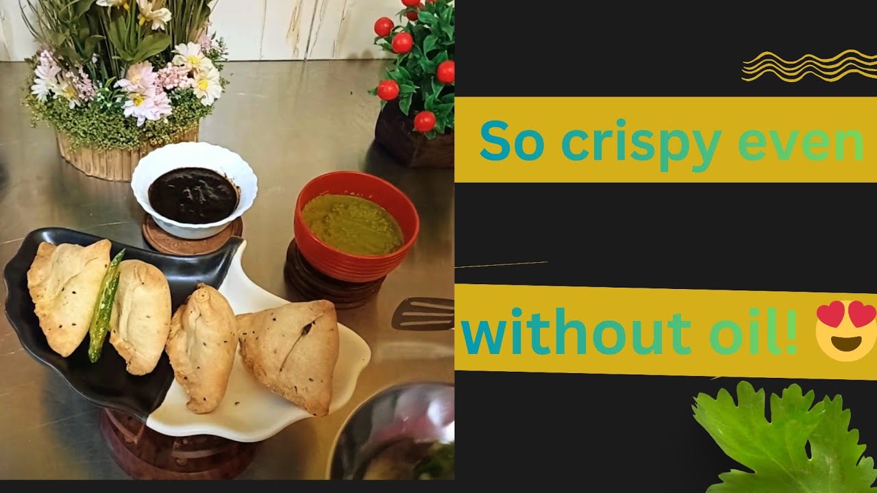 Guilt-Free Crispy Samosa | Healthy & Tasty😋 #HealthySamosa #AirFryerRecipe