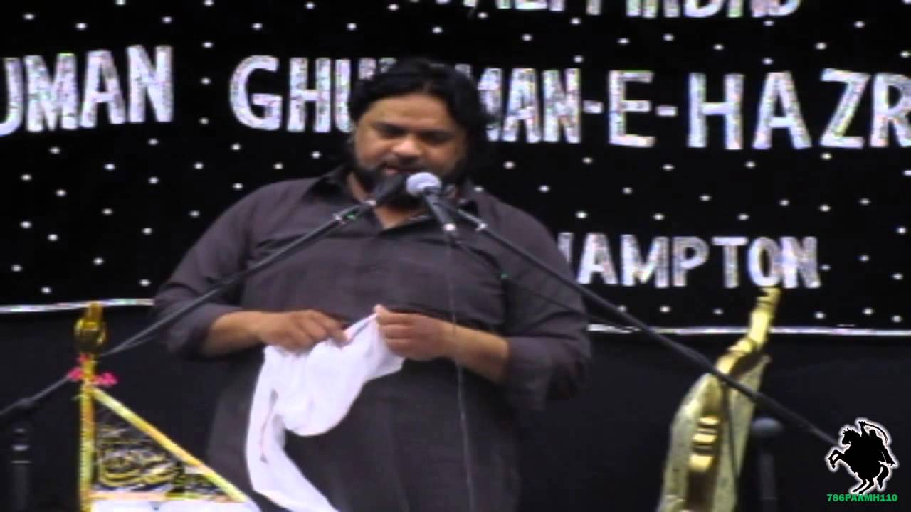 Zakir Shaukat Raza Shaukat - AGHA Northampton (UK) - 5th May 2013/Jamadi-ul-Sani 1434
