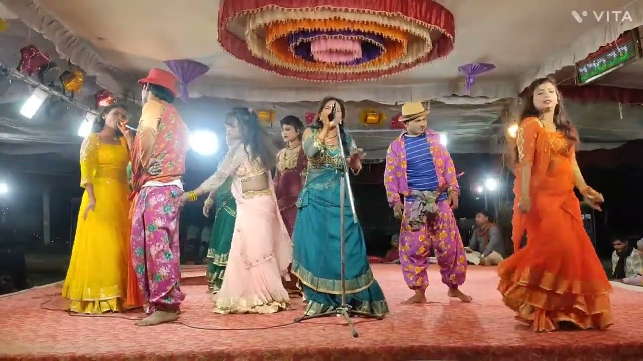 बेदर्दी दगा दइ के चले गये गजब डांस खरौली उन्नाव नौटंकी