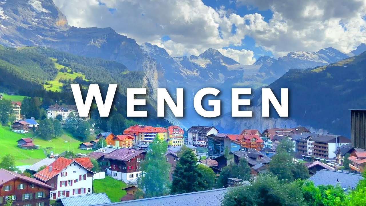 WENGEN Switzerland | Car-free Village Walking Tour