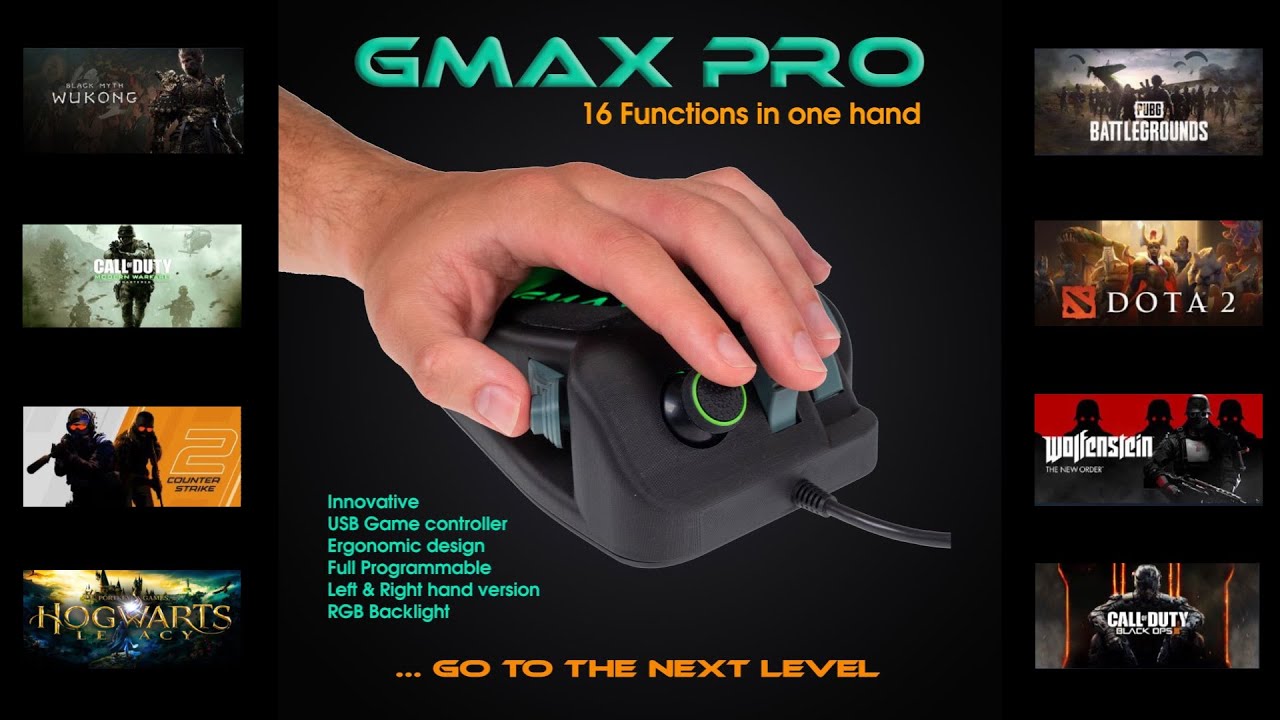 GMAX PRO - USB Game Controller