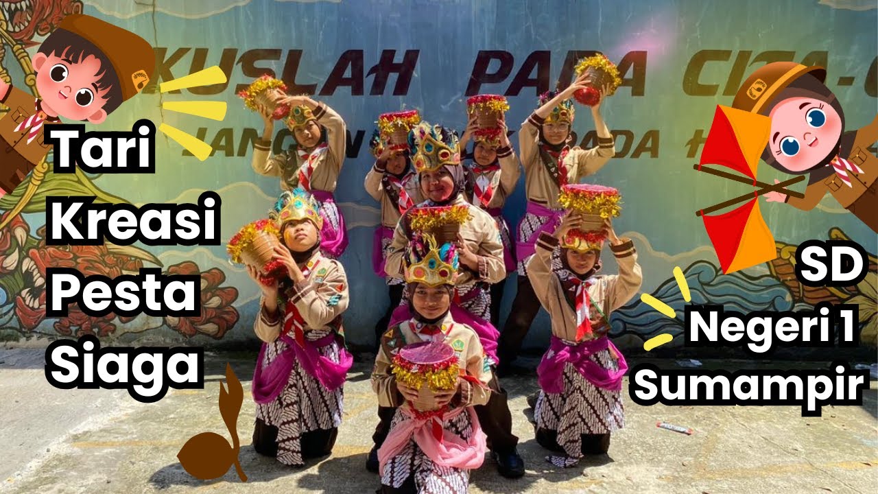 Tari Kreasi Siaga SD Negeri 1 Sumampir