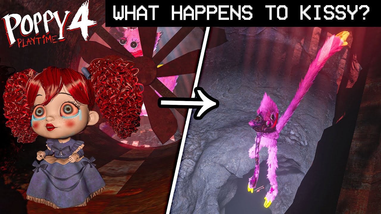 Where does KISSY & POPPY go in ENDING? (does she survive?) - Poppy Playtime [Chapter 4]