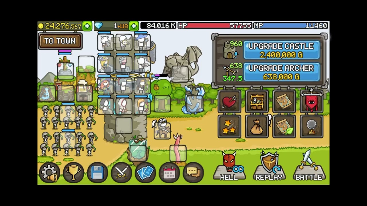USE 2BILLION!!! on mad giant and dark bow master grow castle #1