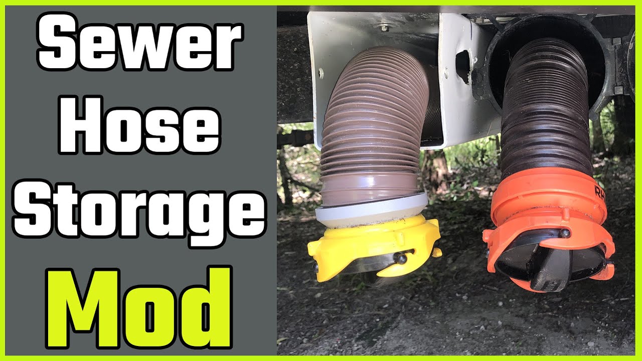 Large RV Storage Tube for Sewer Hoses plus more DIY (RV Living Full Time) 4K