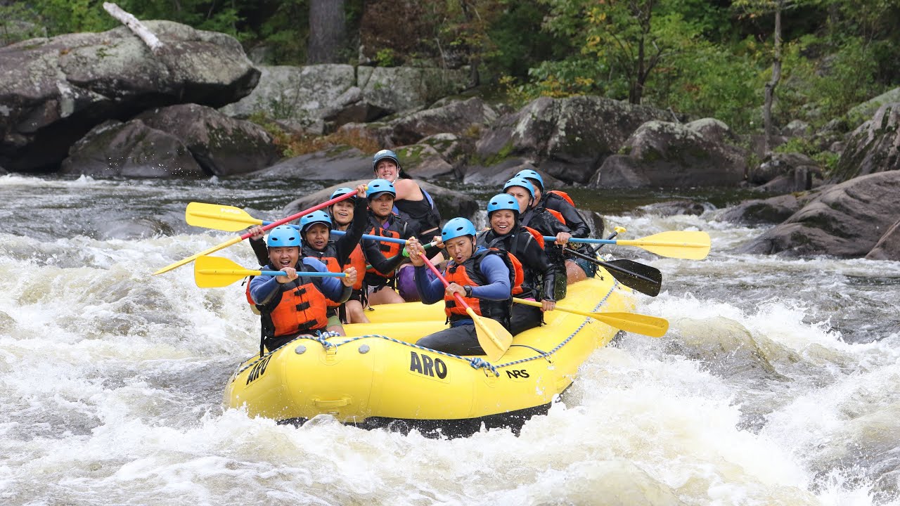 White water rafting and hiking in up state New York