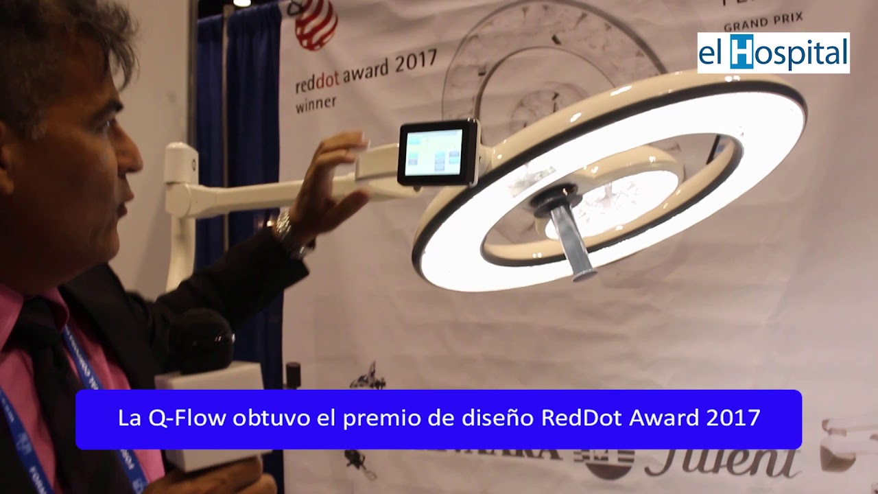 Merivaara presentó la lámpara de cirugía Q-Flow y la mesa quirúrgica Promerix en FIME 2017