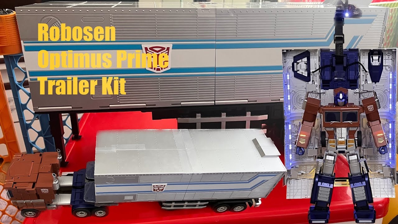 Robosen Transformers Optimus prime Trailer Set 4K