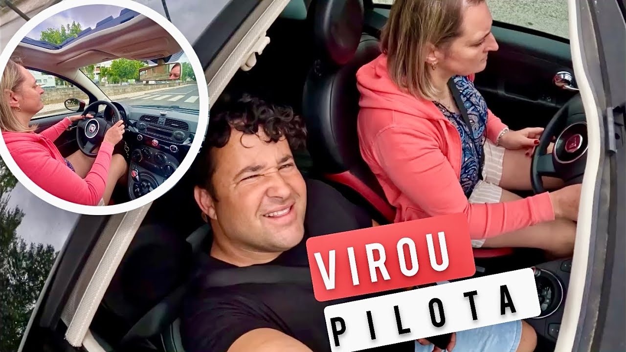 NATÁLIA DIRIGINDO O CARRO NOVO