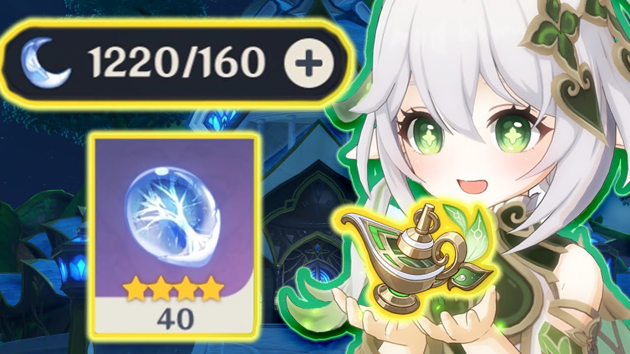 this is what 40 condensed resin can get you in Genshin Impact [pain]