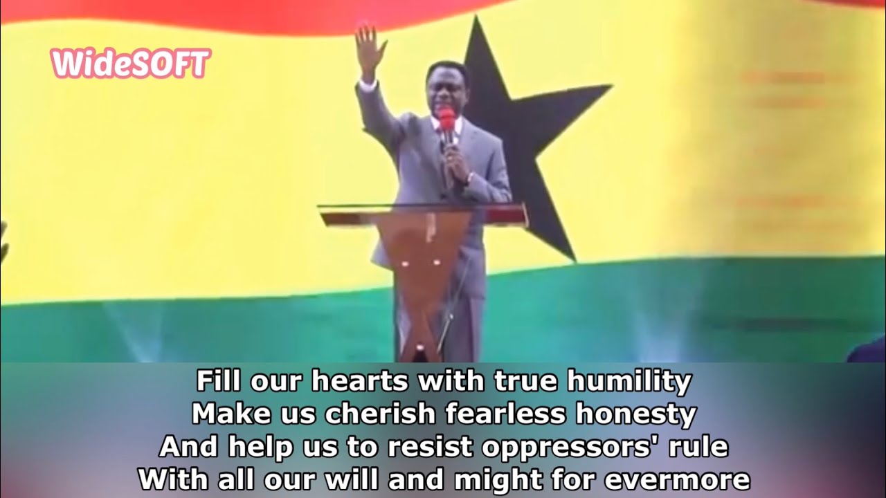 Pente Song ~ Aps. Eric Nyamekye sings National Anthem with The Church of Pentecost congregation
