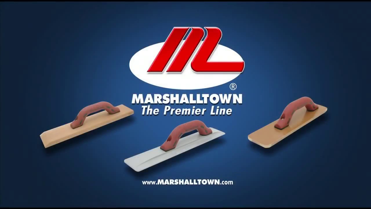 Marshalltown Wood, Magnesium and Resin Concrete Hand Floats