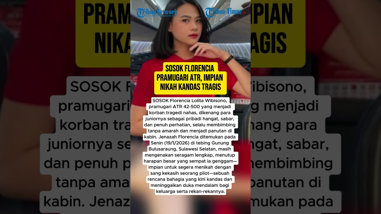 SOSOK FLORENCIA PRAMUGARI ATR, IMPIAN NIKAH KANDAS TRAGIS