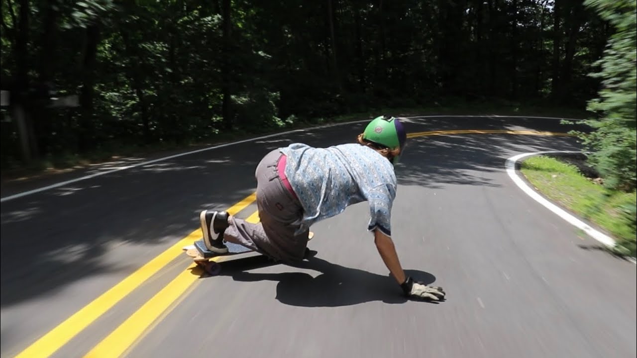 Fast Downhill Longboarding in Western North Carolina