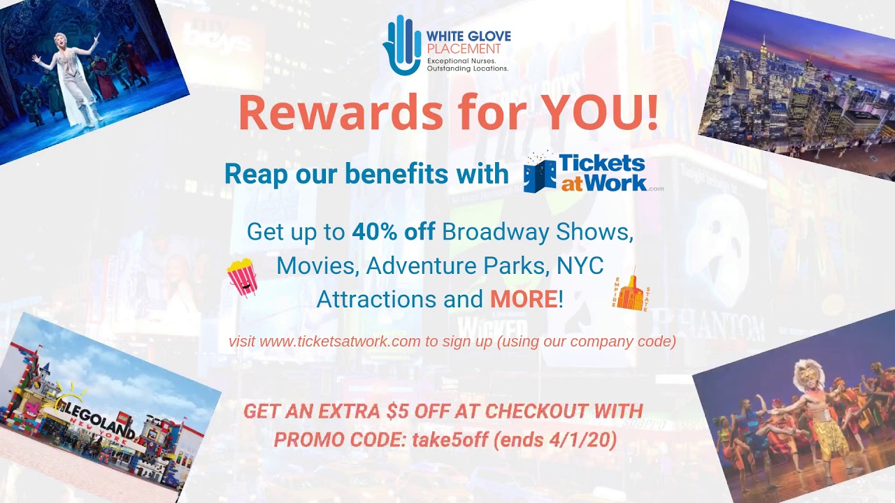 Tickets at Work Benefits